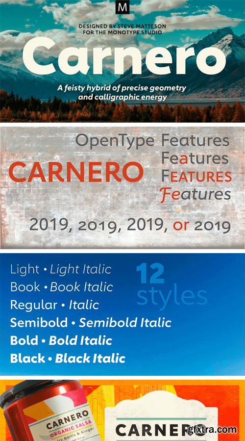 Carnero Font Family