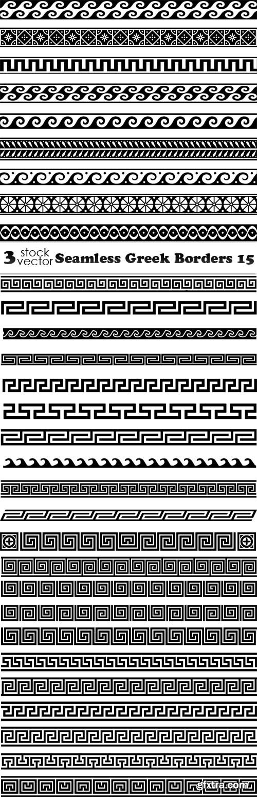 Vectors - Seamless Greek Borders 15