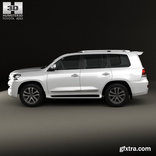 Toyota Land Cruiser VXR 2016 3d Model