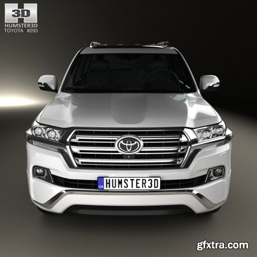 Toyota Land Cruiser VXR 2016 3d Model