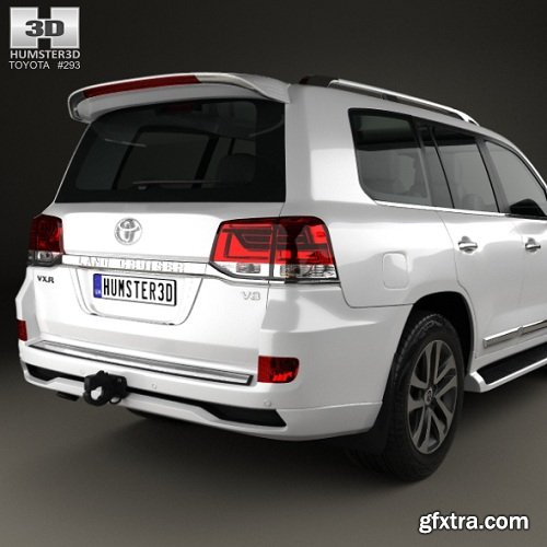 Toyota Land Cruiser VXR 2016 3d Model