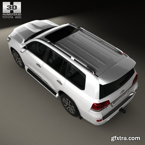 Toyota Land Cruiser VXR 2016 3d Model