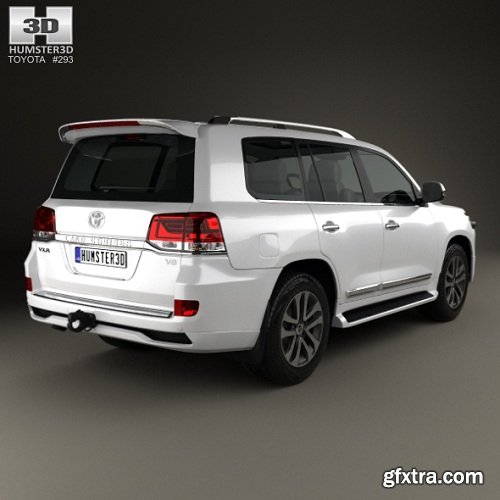 Toyota Land Cruiser VXR 2016 3d Model