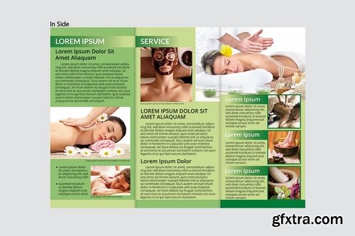 Natural Spa_Tri Fold Brochure Template Vol 3