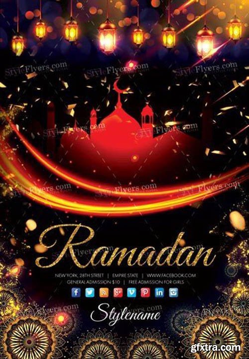 Ramadan V1 2019 PSD Flyer Template