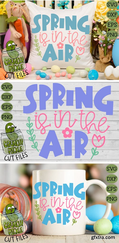 Designbundles - Spring is in the Air SVG Cut File 232751