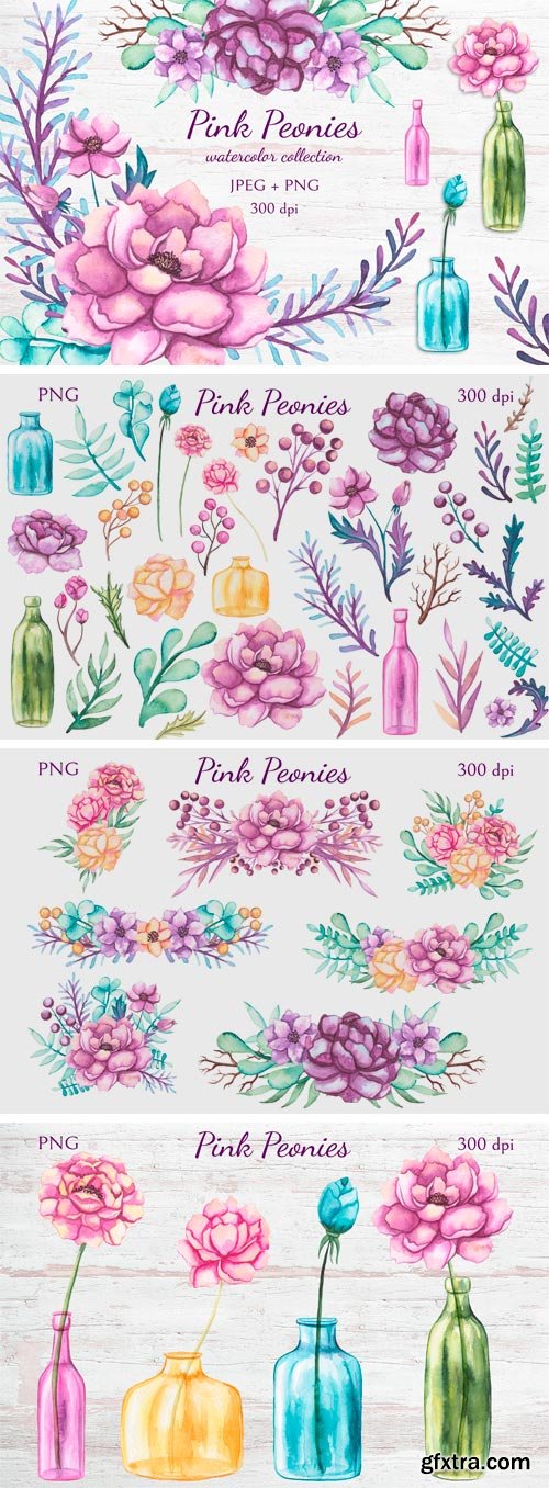 Designbundles - Pink Peonies 234567