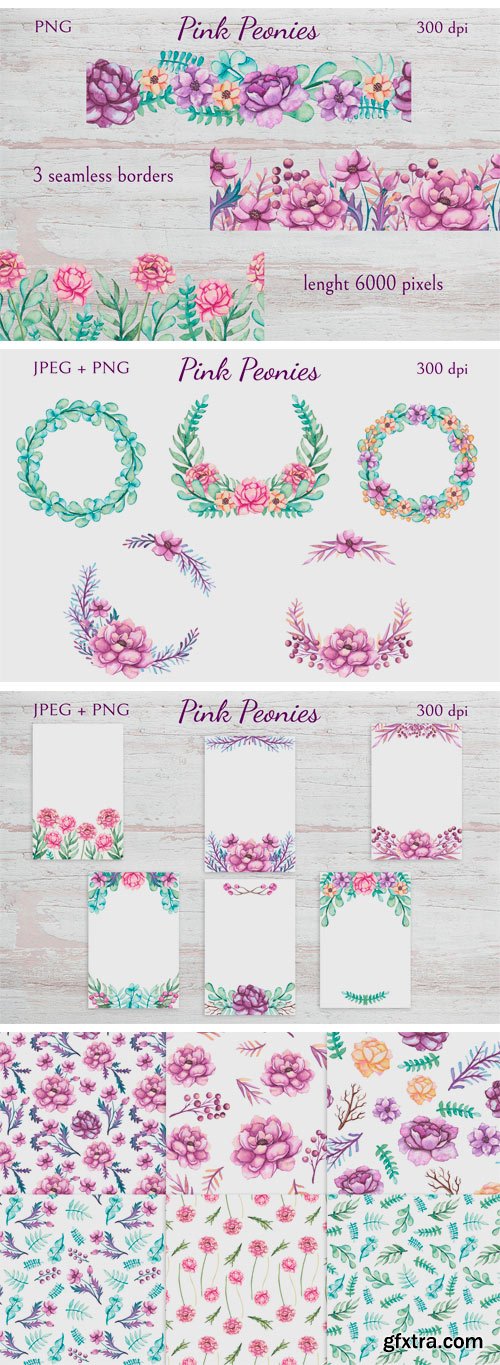 Designbundles - Pink Peonies 234567