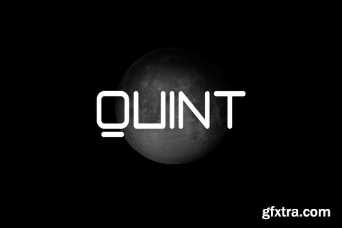 QUINT - Unique Techno New Age Display Typeface