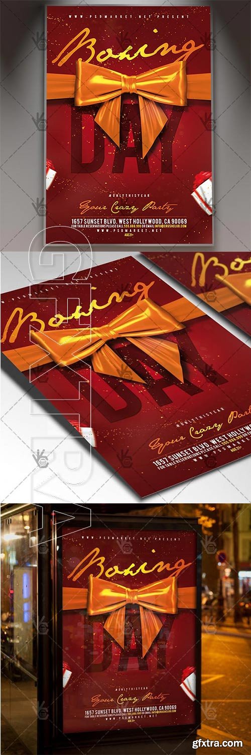 Boxing Day – Christmas Flyer PSD Template