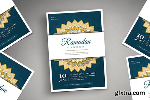 Ramadan Kareem Iftar Party Flyer 02