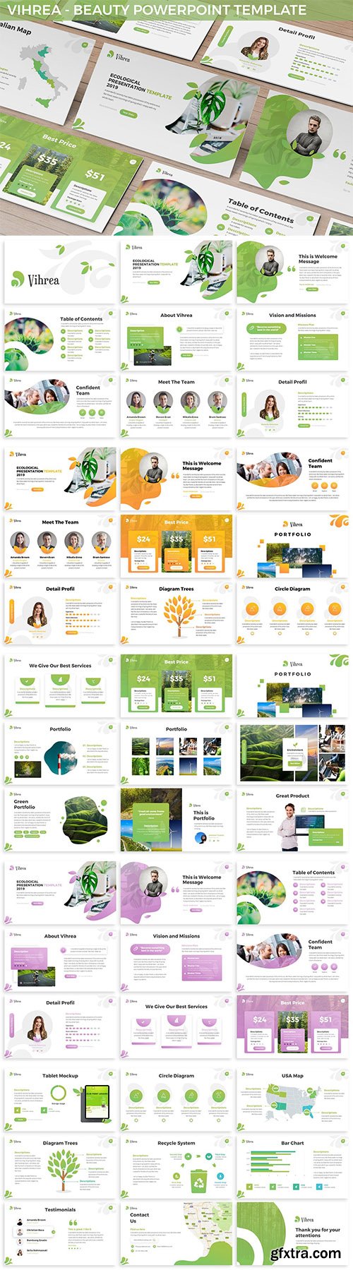 Vihrea - Beauty Powerpoint Template