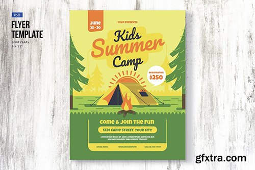 Kids Camp Flyer Template