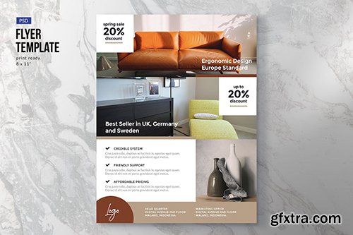 Minimal Furniture Flyer Template