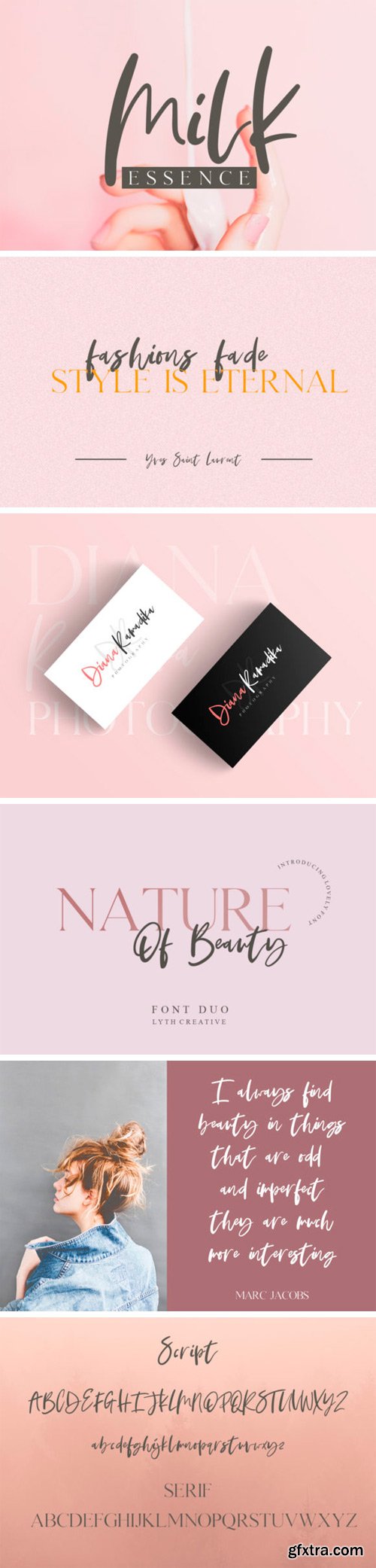 Nature of Beauty Duo Font