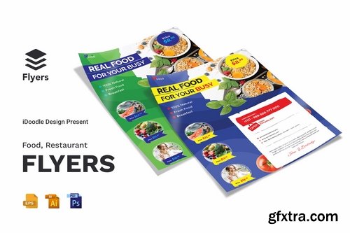 Food, Restaurant Flyers