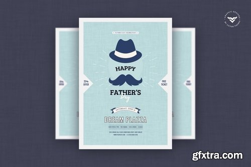 Fathers Day Flyer Template