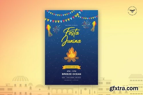 Festa Junina Flyer Template