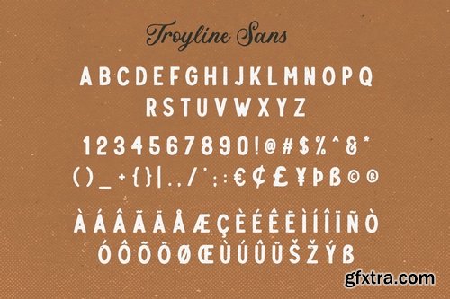 CM - Troyline - Font Duo (+Logotype) 3596051