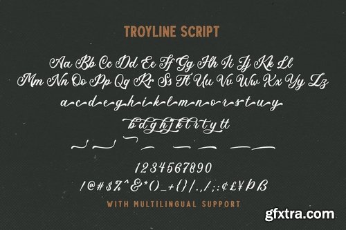 CM - Troyline - Font Duo (+Logotype) 3596051