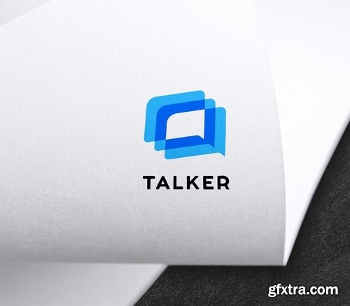 Chat and Forum Talks – Messenger Logo Template