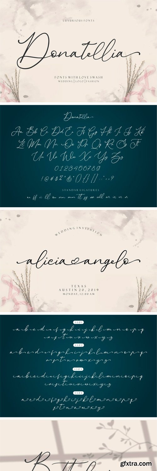 CM - Donatellia - Signature Fonts 3703094