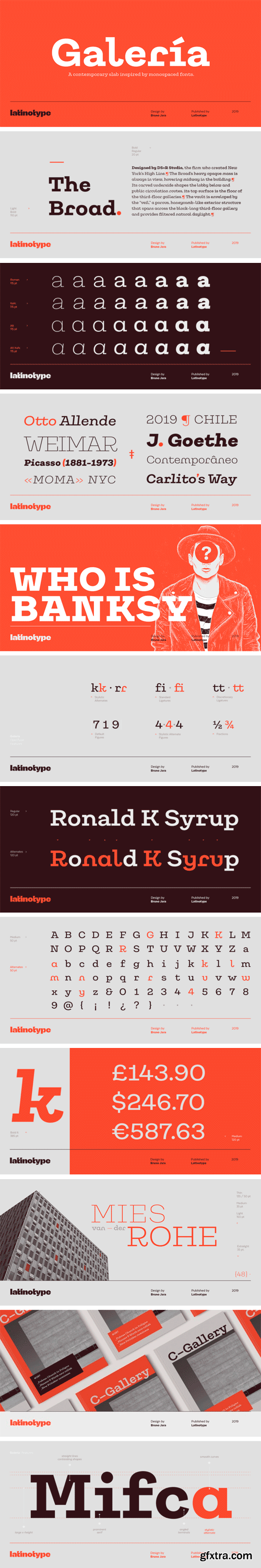 Galeria Font Family