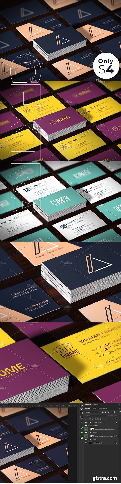 CreativeMarket - Business Card Mockup Ultra Realistic 3580416