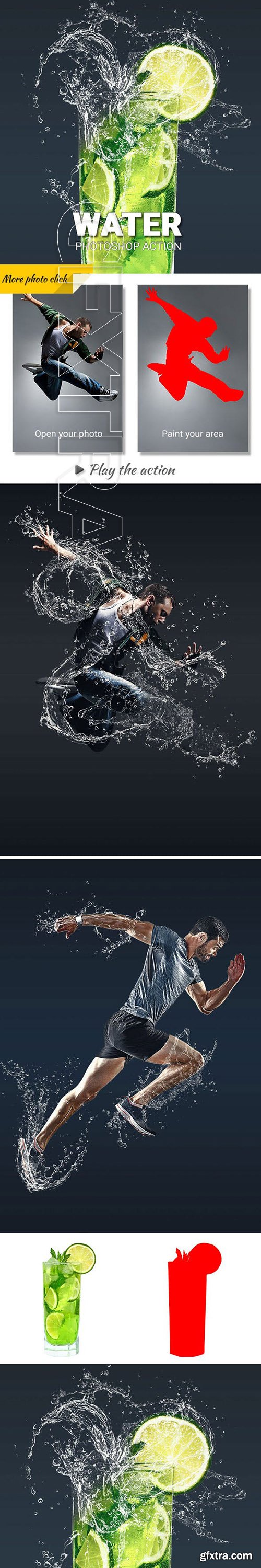 GraphicRiver - Water Photoshop Action 23580035