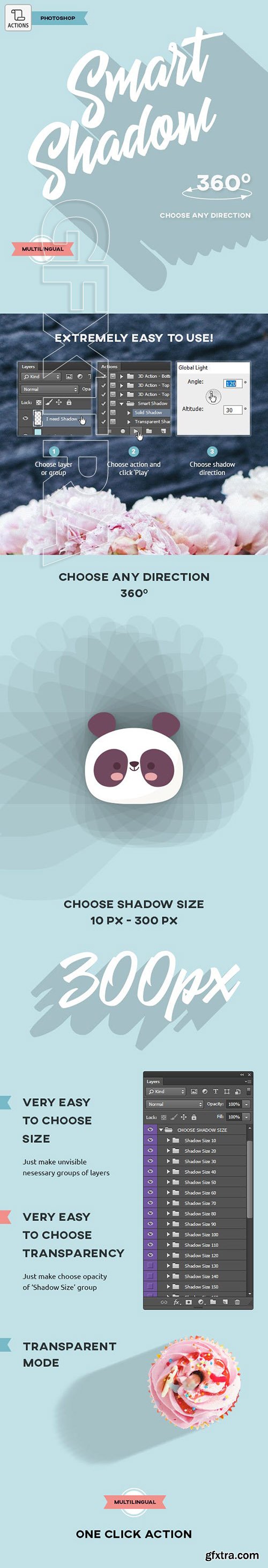 GraphicRiver - Smart Shadow - Photoshop Action 23576351