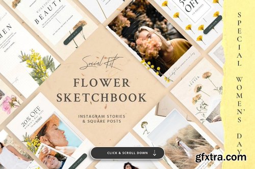 CreativeMarket Social Kit BUNDLE 3601091