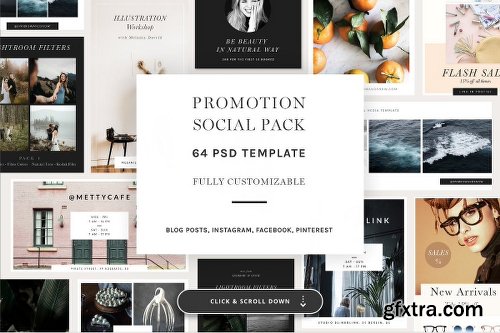 CreativeMarket Social Kit BUNDLE 3601091