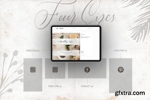 CreativeMarket ANIMATED Rustic Paper Instagram Pack 3357224