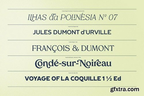 Tropiline Font Family