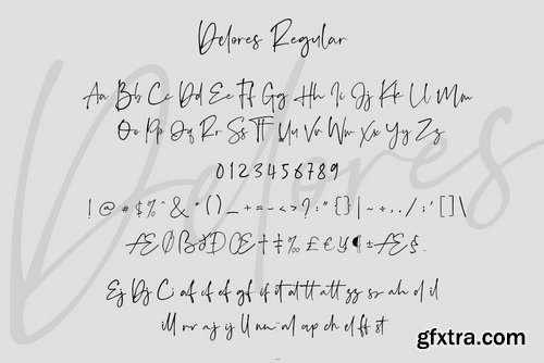 Delores Signature Font Family