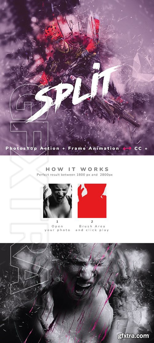 GraphicRiver - Split Photoshop Action + Animation 23607441