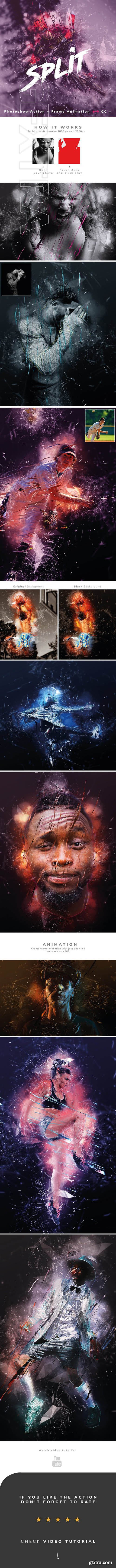 GraphicRiver - Split Photoshop Action + Animation 23607441