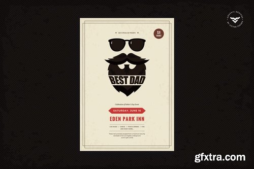 Fathers Day Flyer Template