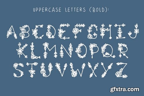 CM - Wonder Floral Font 2241035