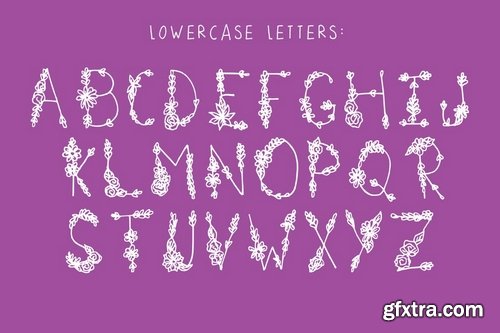 CM - Wonder Floral Font 2241035