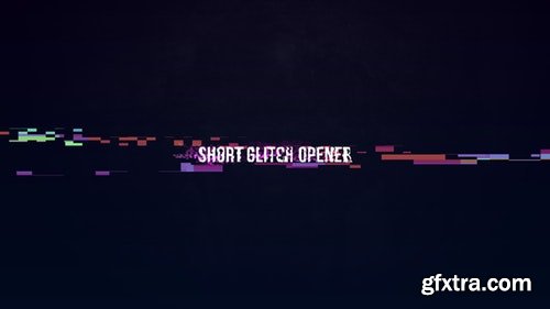 MotionArray Short Glitch Opener 216198