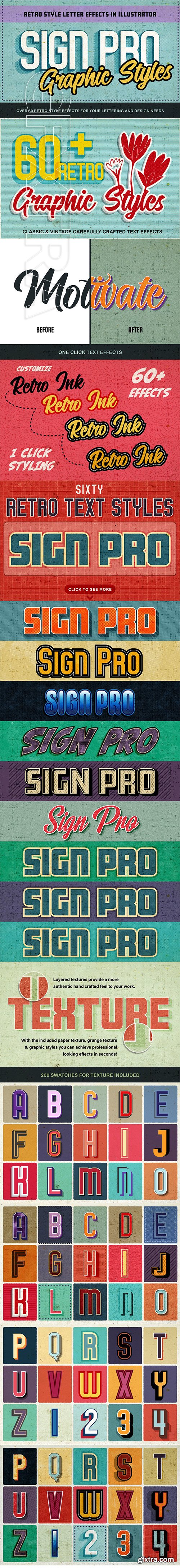 CreativeMarket - Sign Pro - Retro Vector Text Effects 3692096