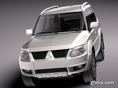 Mitsubishi Pajero TR4 2010-2013 3d Model