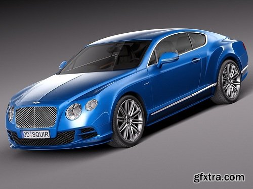 Bentley Continental GT Speed 2015 3D Model