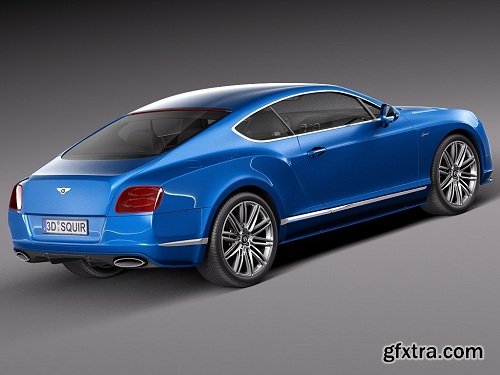 Bentley Continental GT Speed 2015 3D Model