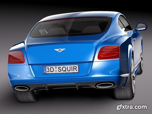 Bentley Continental GT Speed 2015 3D Model