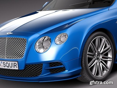 Bentley Continental GT Speed 2015 3D Model