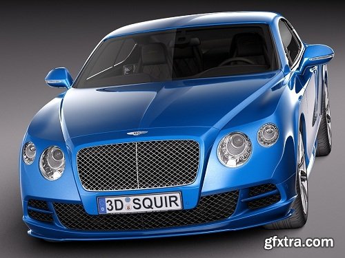 Bentley Continental GT Speed 2015 3D Model