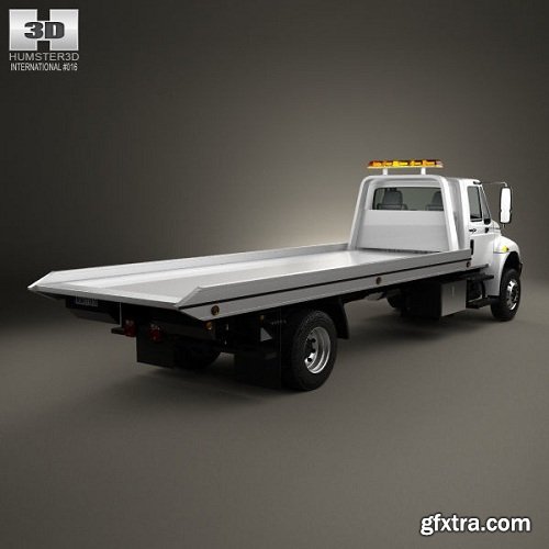 International DuraStar Tow Truck 2002 3d Model