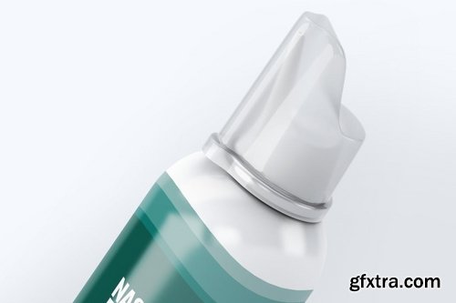 Nasal Spray Bottle Mock-Up